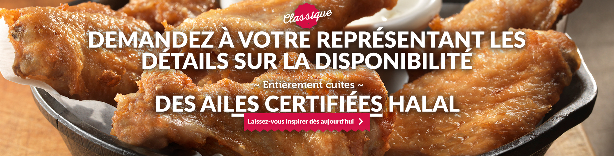 Service Alimentaire Ailes de Poulet